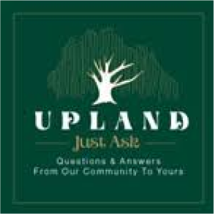 Just Ask Upland Podcast logo